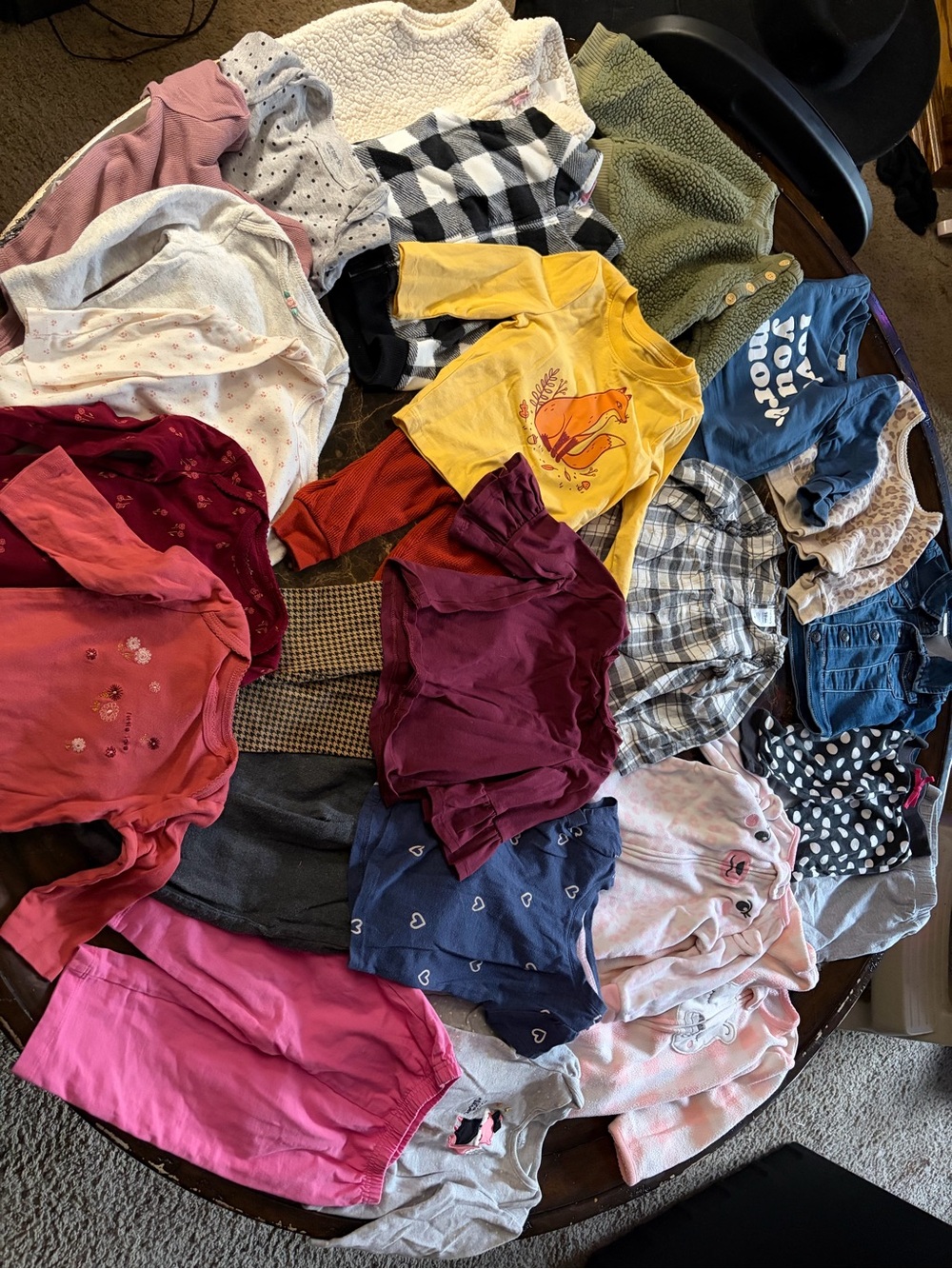 Fall baby girl clothes bundle